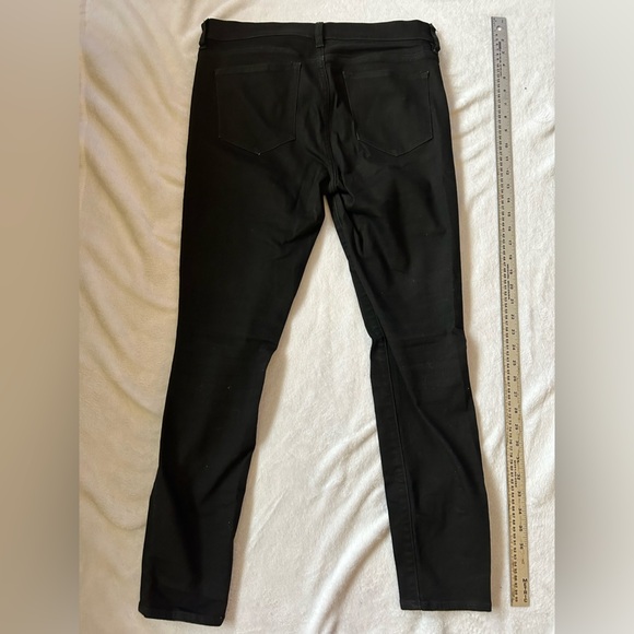 J. Crew Black straight ripped jeans - Picture 2 of 4